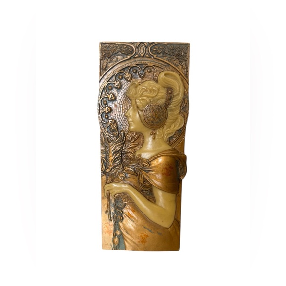 art nouveau wall plaque - Picture 2 of 4